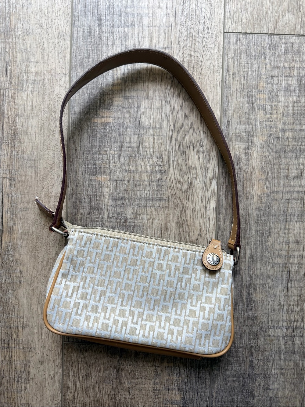 Tommy Hilfiger Mini Canvas Logo Shoulder Bag